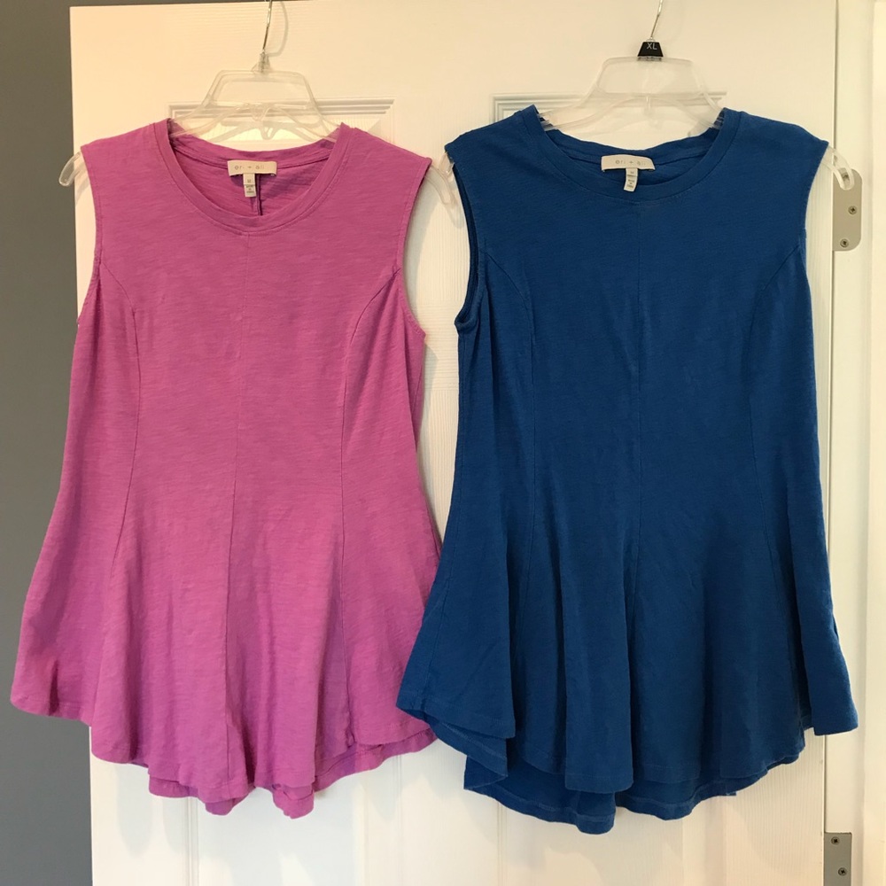 Set of Anthropologie tank tops